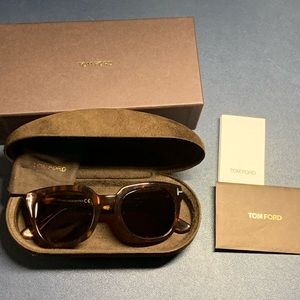 Tom Ford Campbell Tortoise with Custom Dark Lens